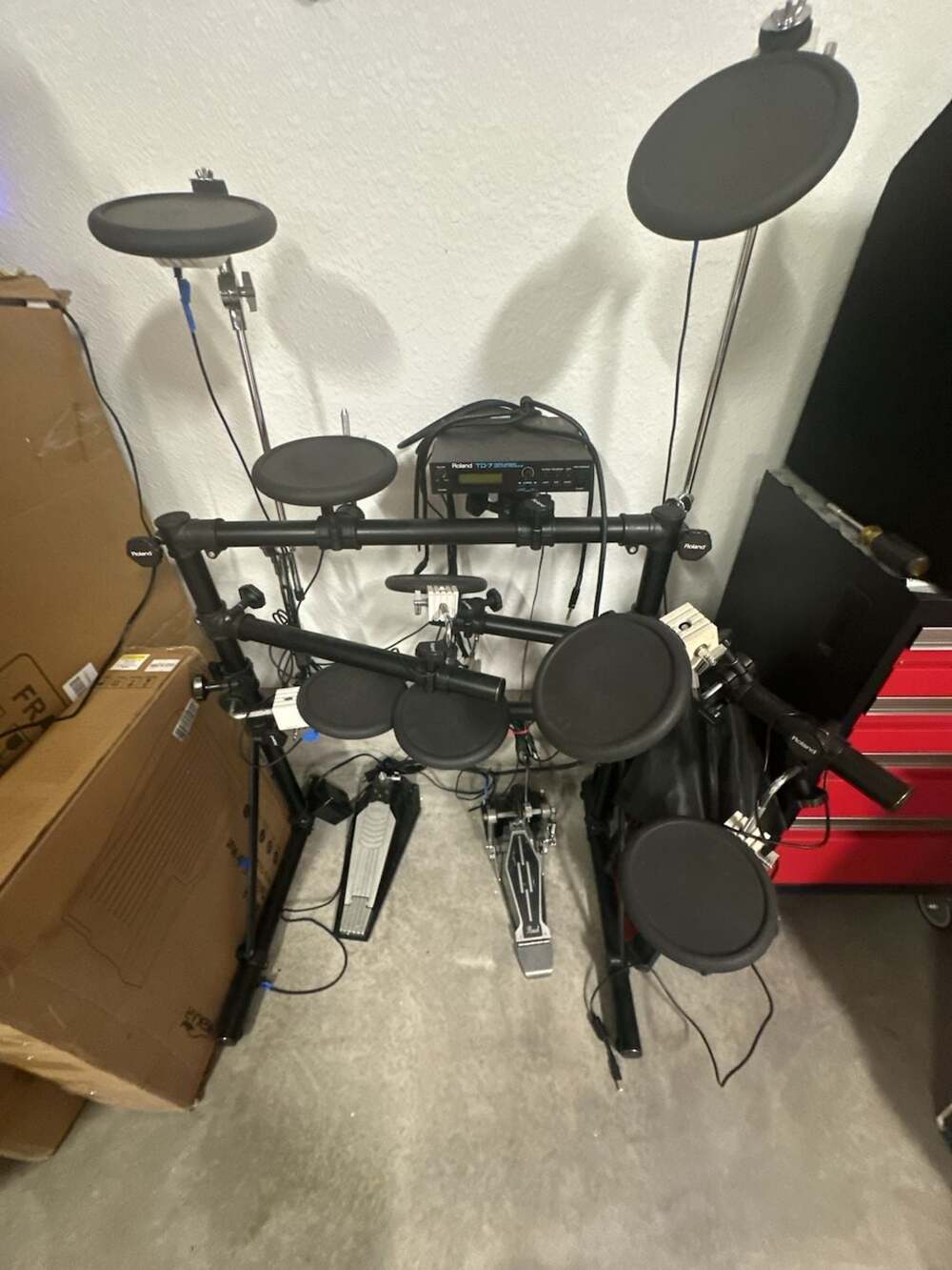 Roland TD-7 Electronic Drum Set with Percussion Sound Module